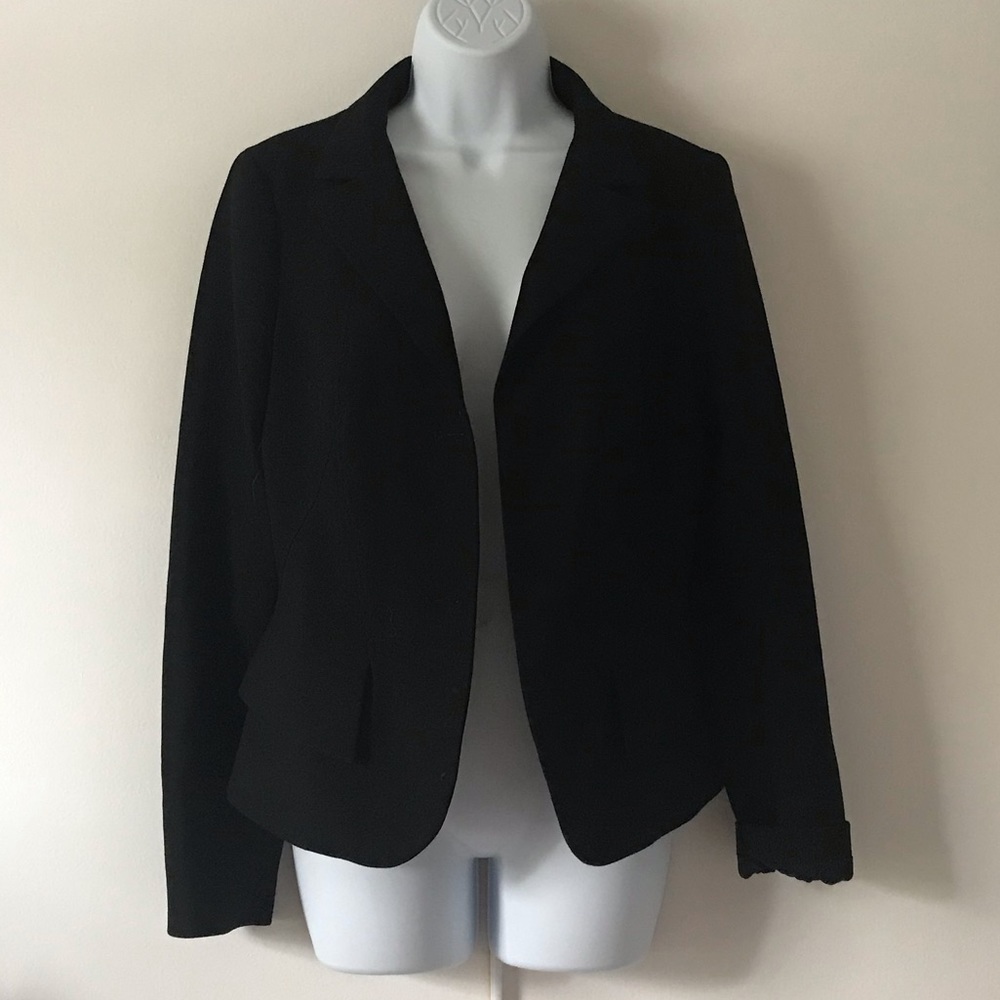 Versace collection women’s black blazer size UK 44
